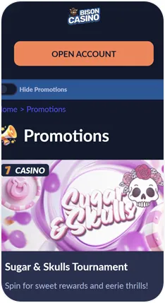 Game categories available on the platform
